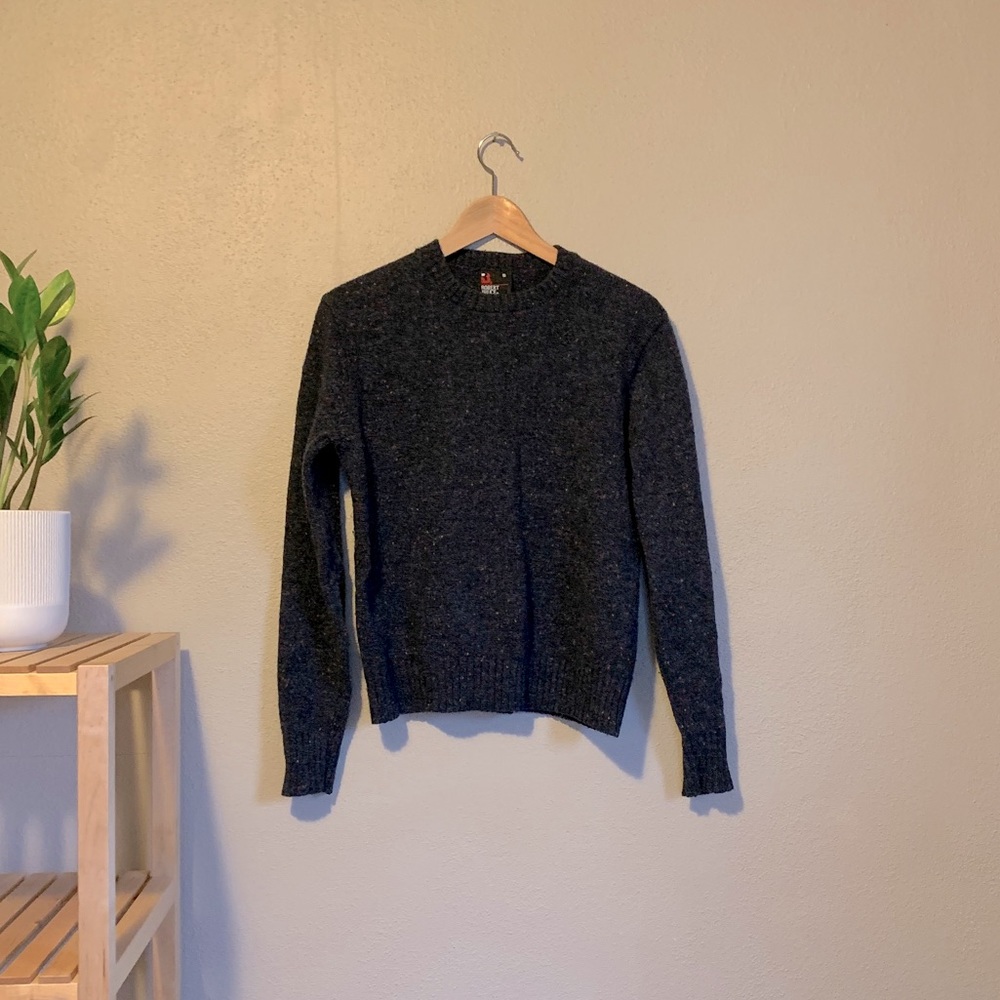 Robert Bruce Navy Blue Vintage Pullover Sweater